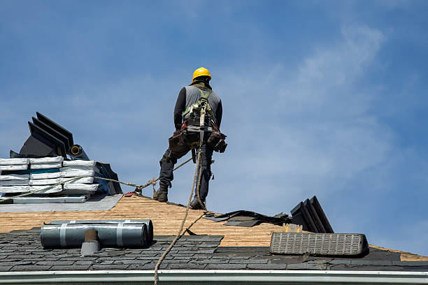 Professional Roof Replacement technician working in Holmdel, NJ
